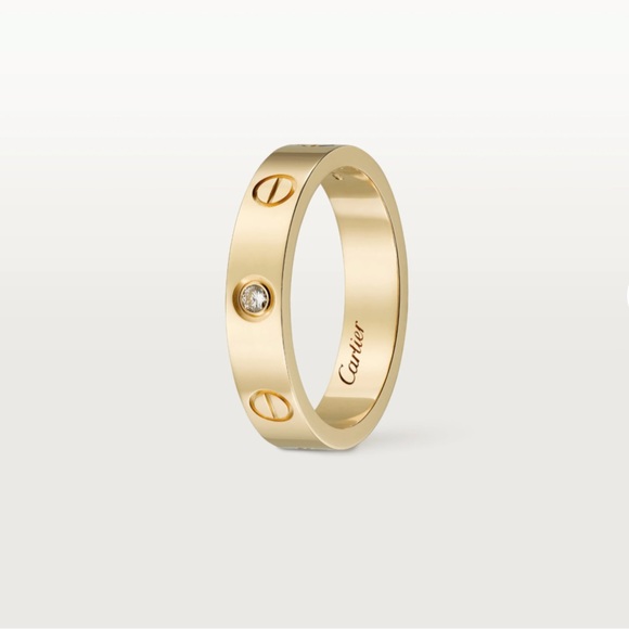 NEW Size 7 stainless steel gold plated love ring 😍 - Picture 4 of 8